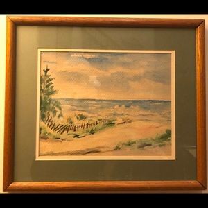 Watercolor painting of Nags Head